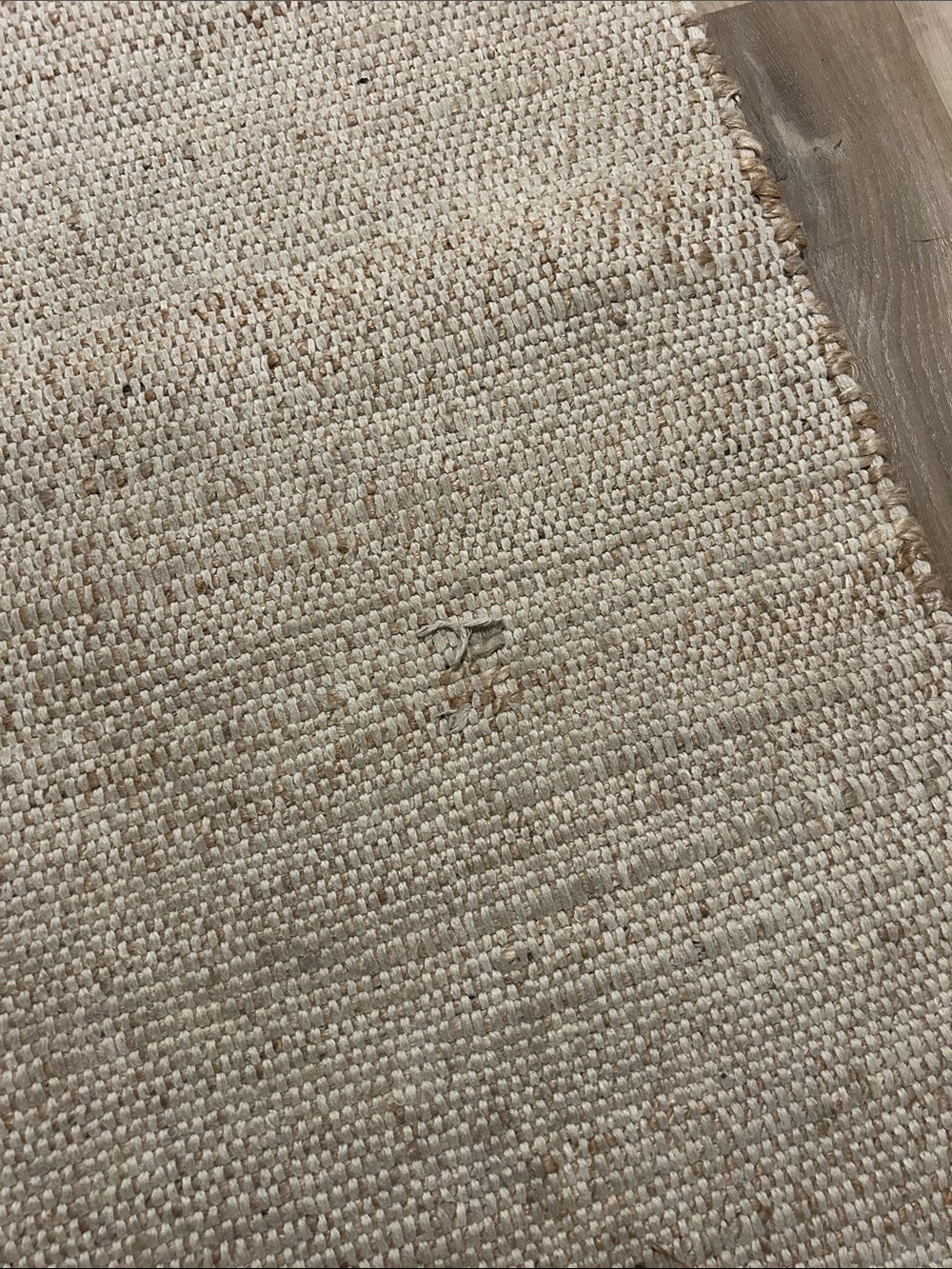NuLoom 3”x 5” Neutral Handwoven Jute Rug - Natural Beige - Picture 4 of 5